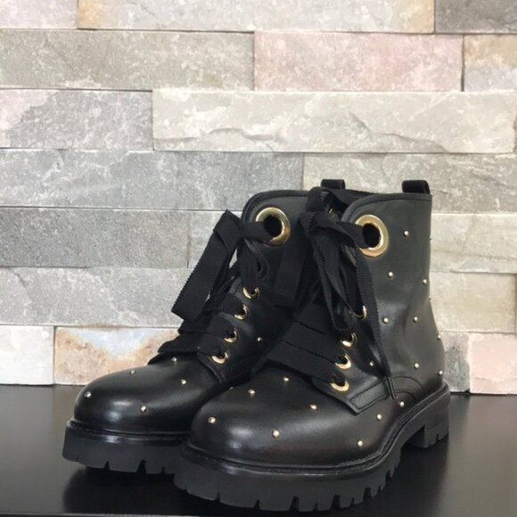 AGL Studded Combat Boot - Picture 3 of 11
